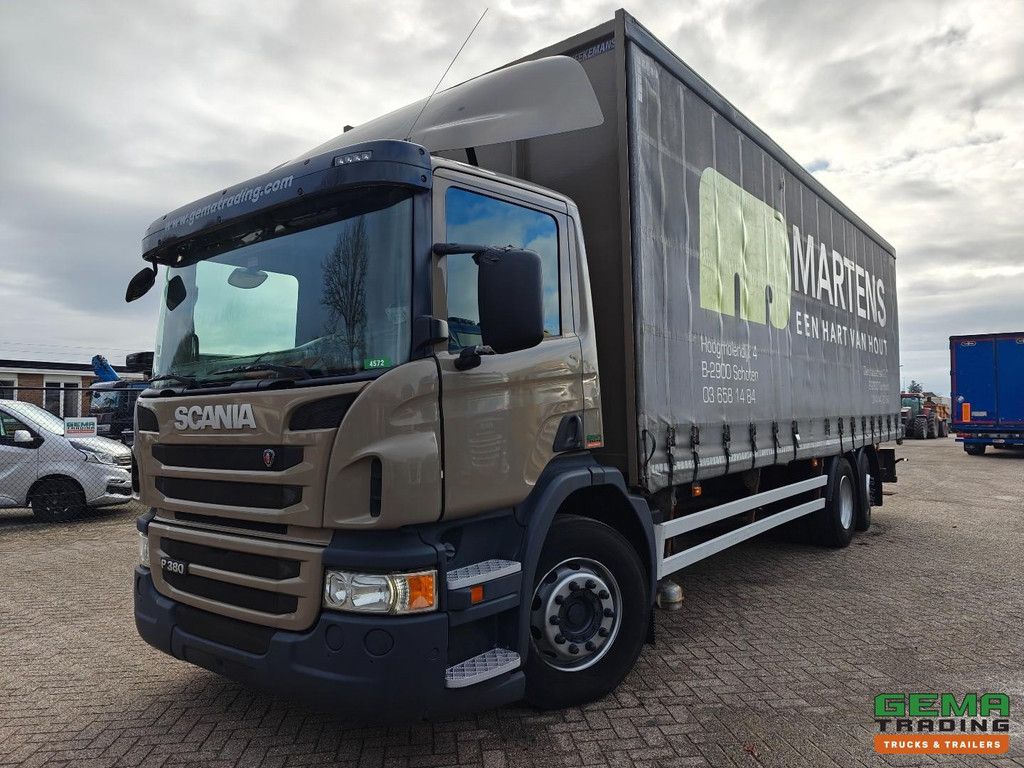Scania P280 6x2/4 Daycab Euro5 - 8M sliding tarpaulin - Cage connection - 469,000 km