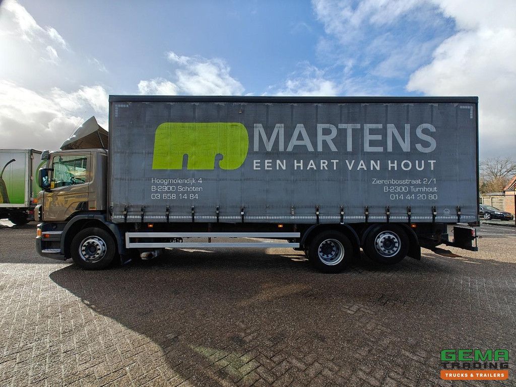 Scania P280 6x2/4 Daycab Euro5 - 8M sliding tarpaulin - Cage connection - 469,000 km