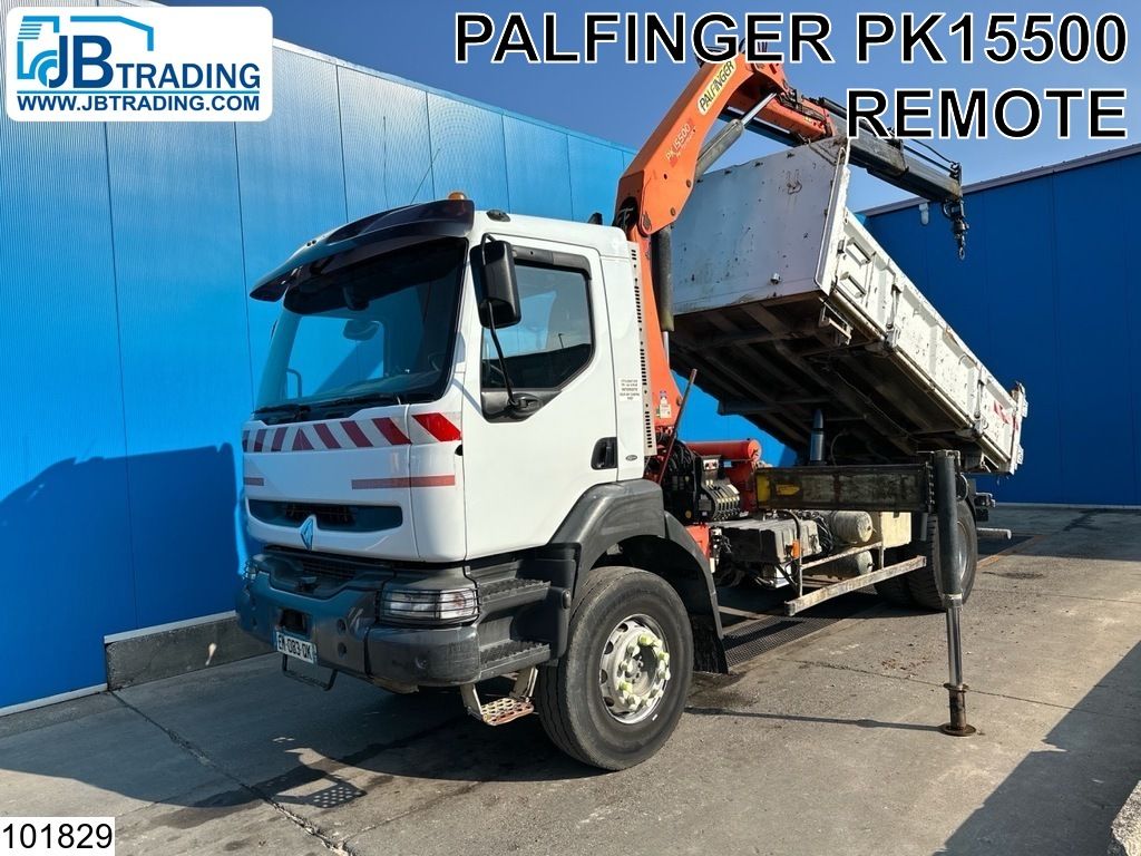 Renault Kerax 320 Hub reduction, Leaf spring, Palfinger, Telma