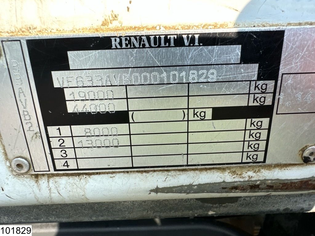 Renault Kerax 320 Hub reduction, Leaf spring, Palfinger, Telma