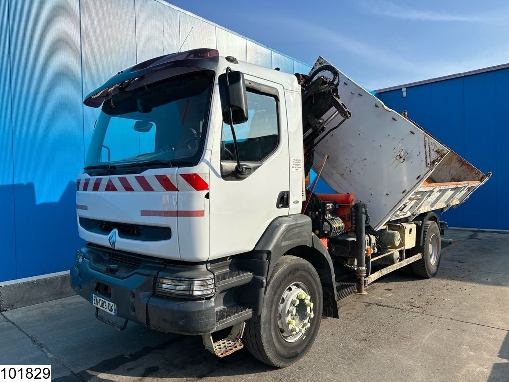 Renault Kerax 320 Hub reduction, Leaf spring, Palfinger, Telma