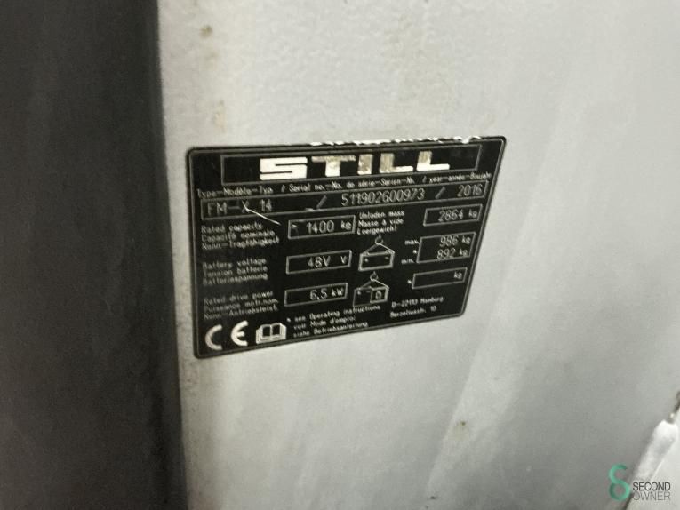 Reachtrucks Electric Still FM-X14 2016