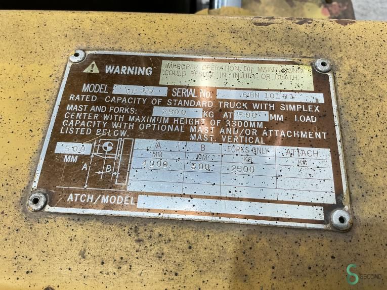 Gabelstapler Diesel Caterpillar DP 25 1994