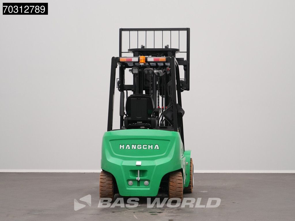 Hangcha CPD35 Electric Forklift - Li-ion - Triplex - Free lift - Side shift