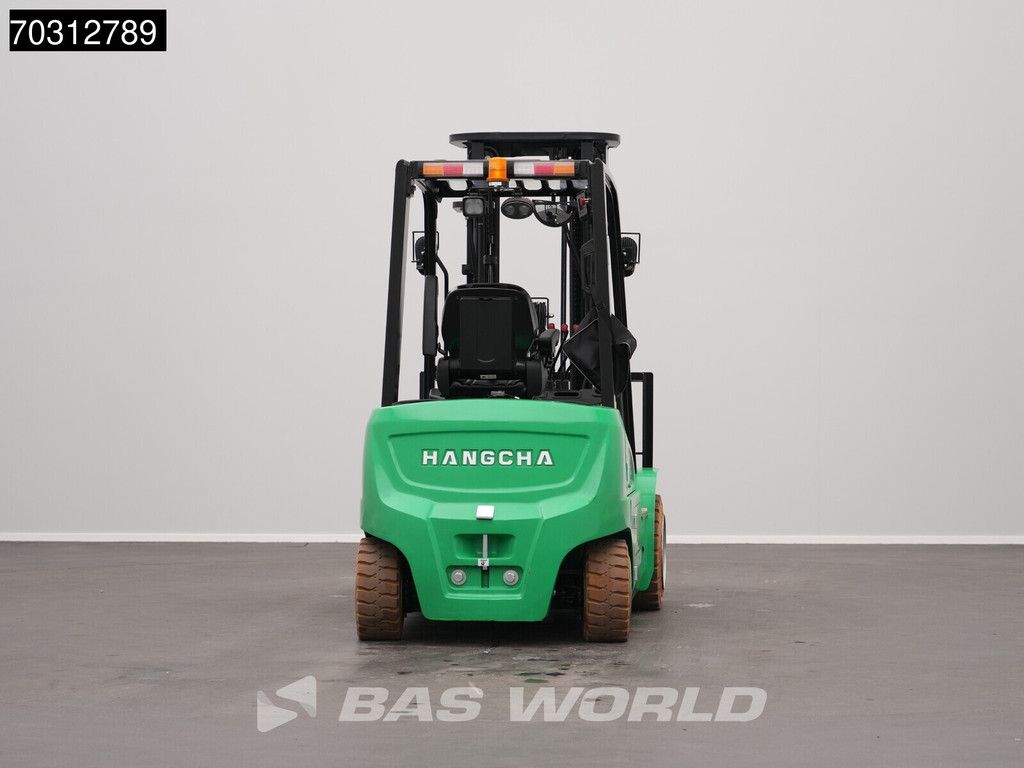 Hangcha CPD35 Electric Forklift - Li-ion - Triplex - Free lift - Side shift