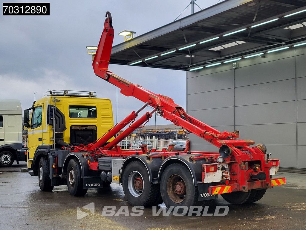 Volvo FM 460 8X4 HIAB Hook Full Steel Big-Axle Manual Euro 3