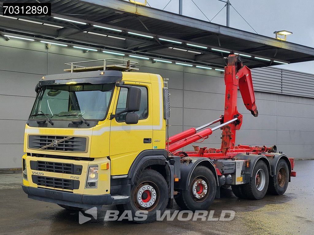 Volvo FM 460 8X4 HIAB Hook Full Steel Big-Axle Manual Euro 3