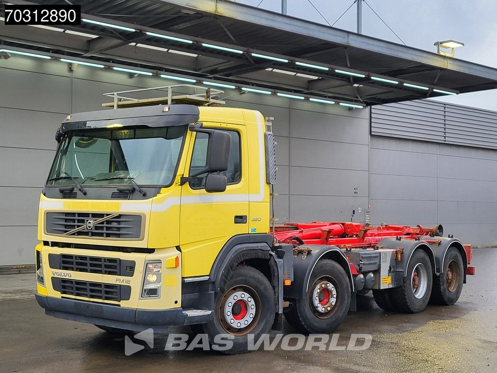 Volvo FM 460 8X4 HIAB Hook Full Steel Big-Axle Manual Euro 3