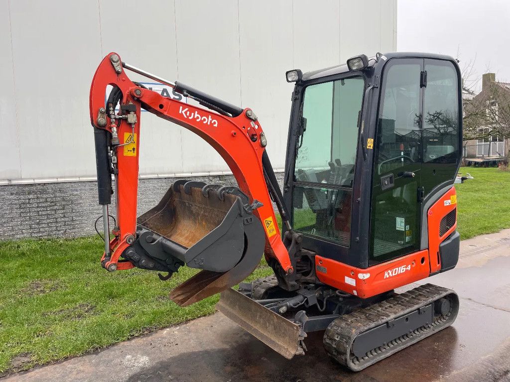 Kubota Kx016 graafmachine 2019 met CW05 Hydr wissel