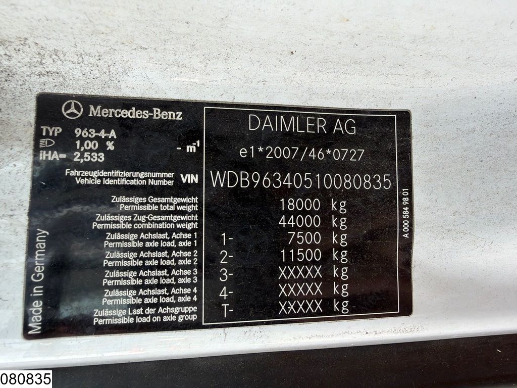 Mercedes Actros 1843 EURO 6, Retarder, Lohr, Combi