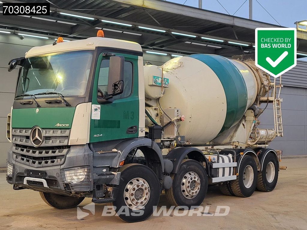 Mercedes Arocs 3240 8X4 8m3 IMER Mixer Steel suspension Automatic Airco Euro 6