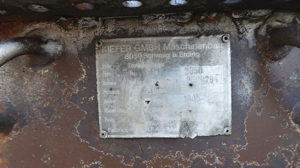 Boki Kiefer 2050 Spingraafmachine kraan grafdelver mestkraan laadkraan