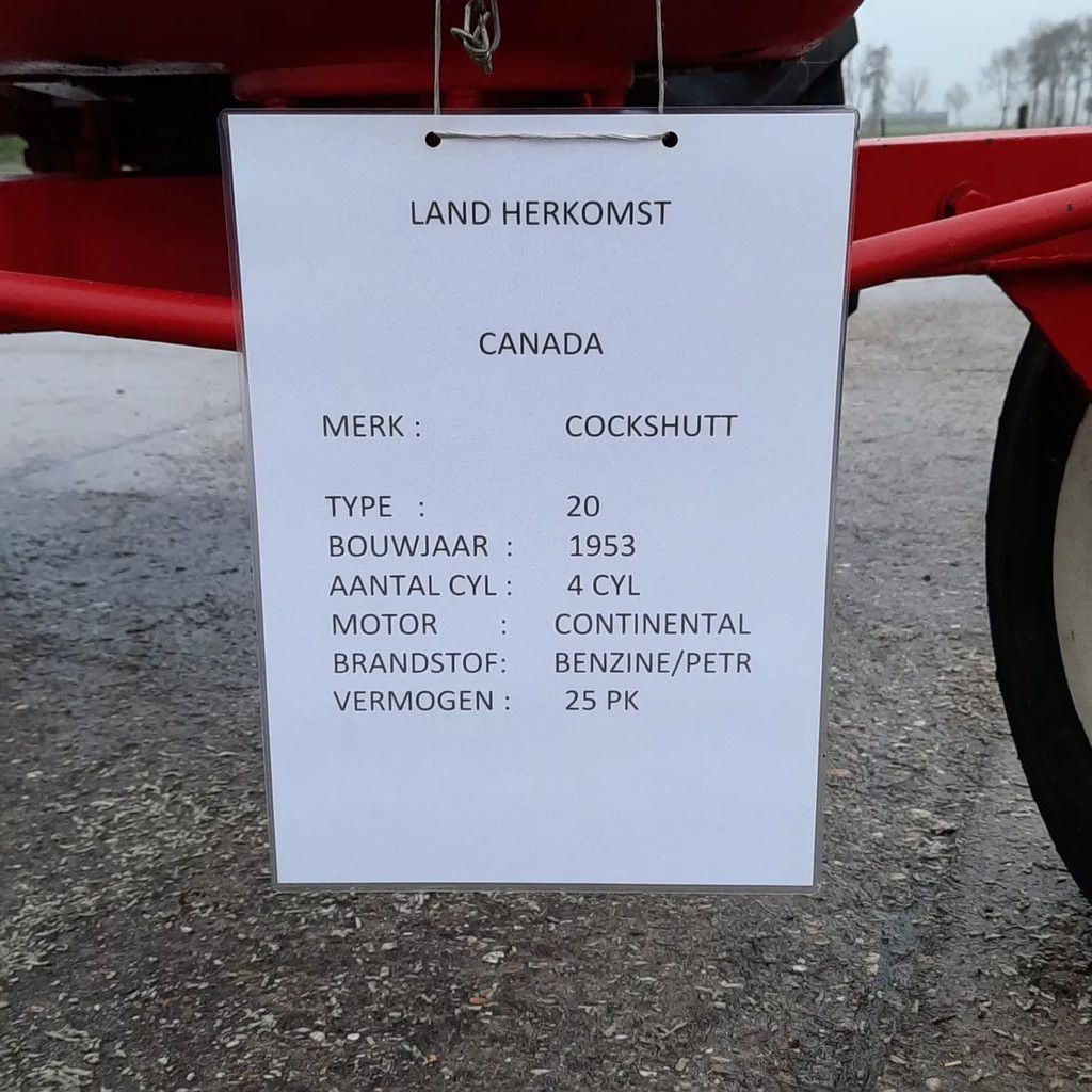 Overige Cockshutt 20