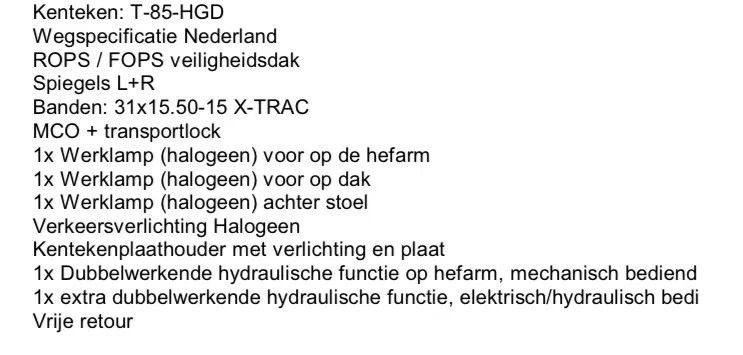 Giant G2500 HD Xtra shovel 4 cill NIEUW! 2026