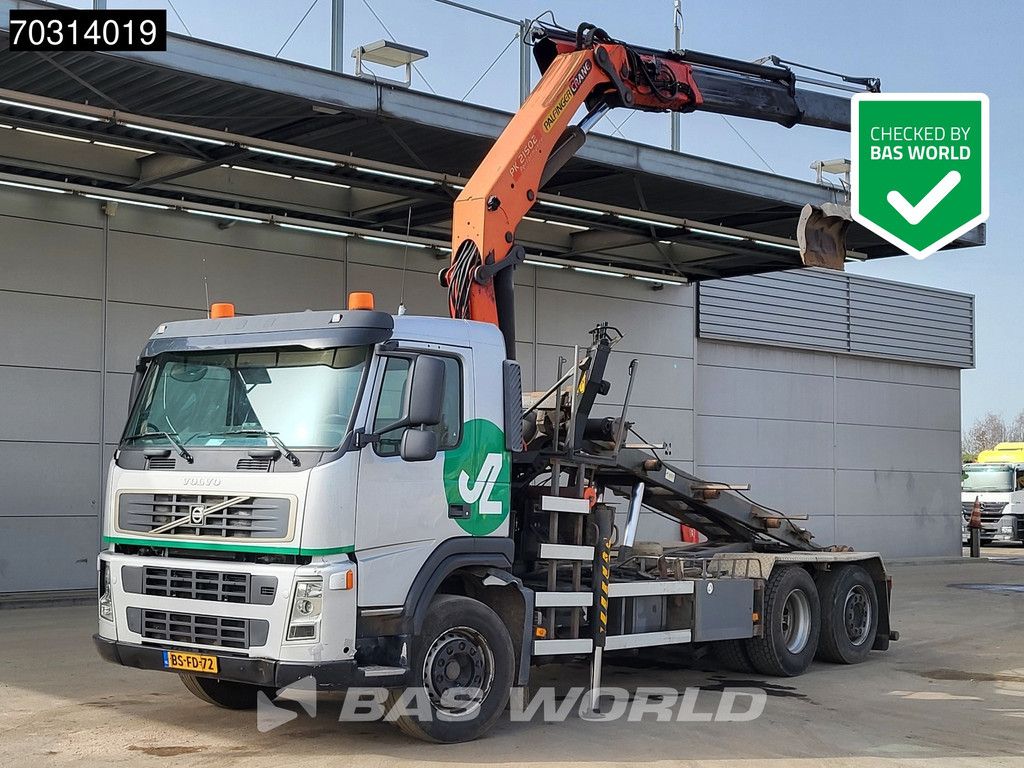 Volvo FM FM 340 6X2 NL-Truck Palfinger PK21502 Kran Crane 2 extensions 24t cablelift Euro 3