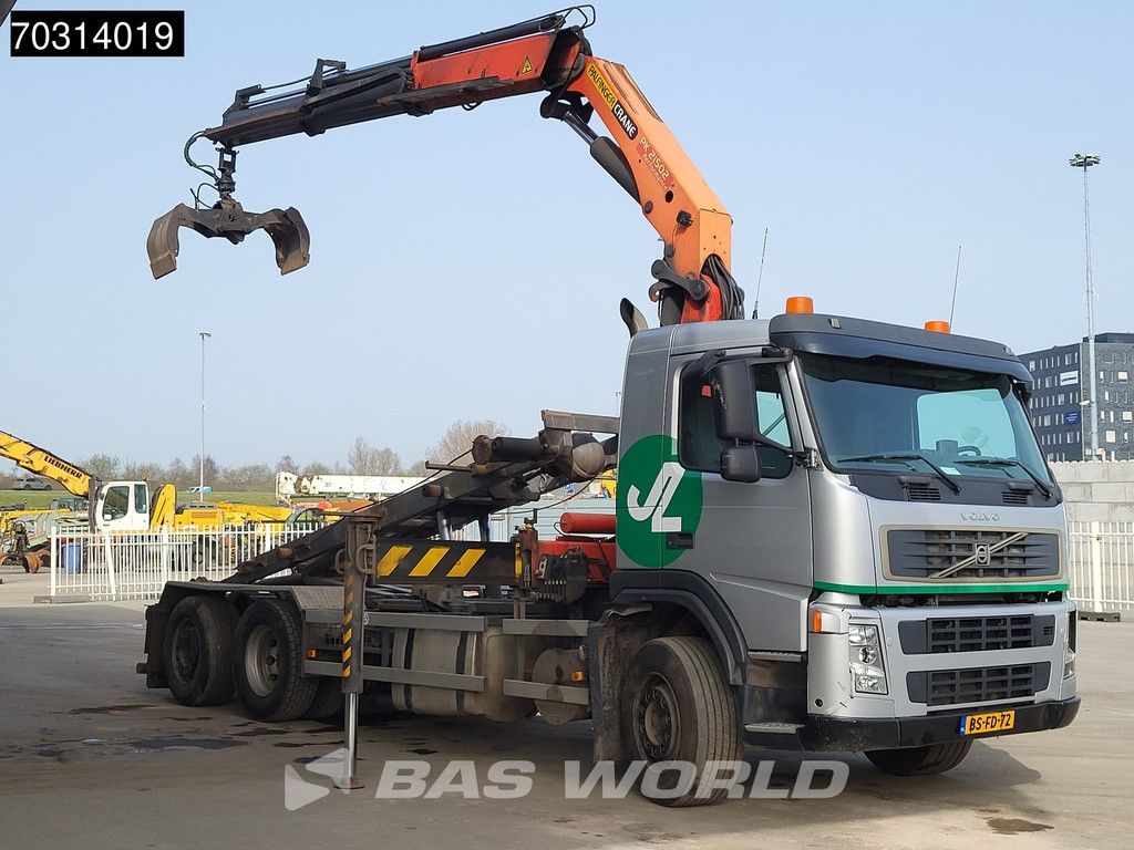 Volvo FM FM 340 6X2 NL-Truck Palfinger PK21502 Kran Crane 2 extensions 24t cablelift Euro 3