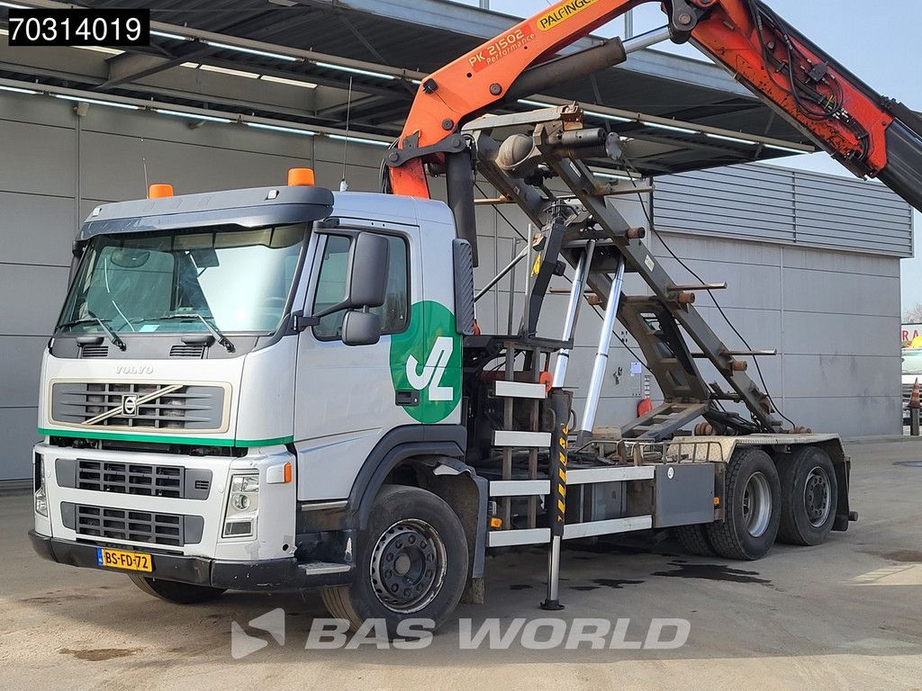 Volvo FM FM 340 6X2 NL-Truck Palfinger PK21502 Kran Crane 2 extensions 24t cablelift Euro 3