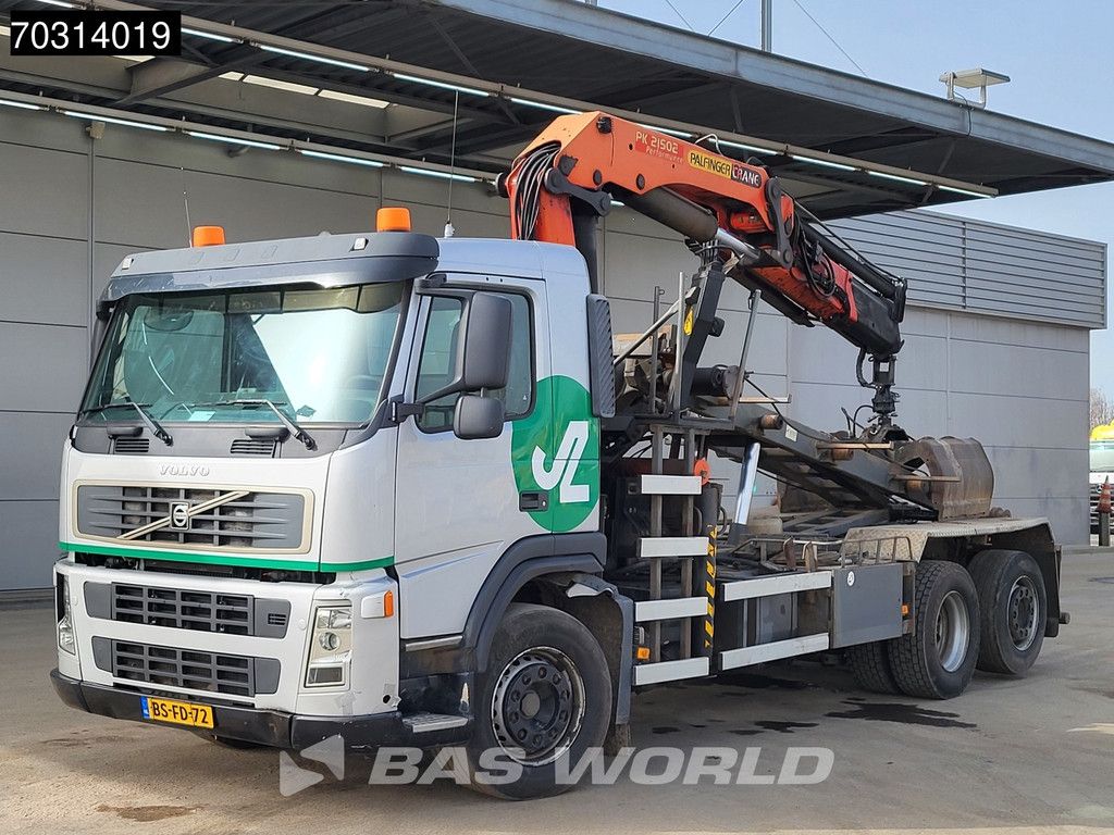 Volvo FM FM 340 6X2 NL-Truck Palfinger PK21502 Kran Crane 2 extensions 24t cablelift Euro 3