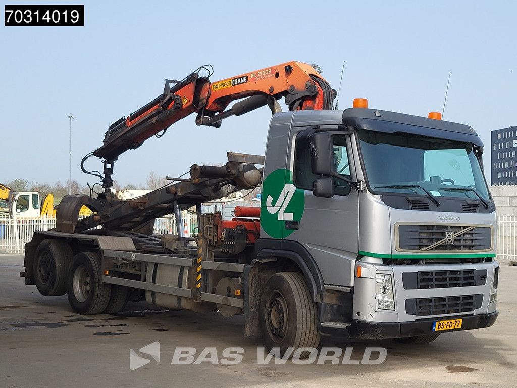 Volvo FM FM 340 6X2 NL-Truck Palfinger PK21502 Kran Crane 2 extensions 24t cablelift Euro 3
