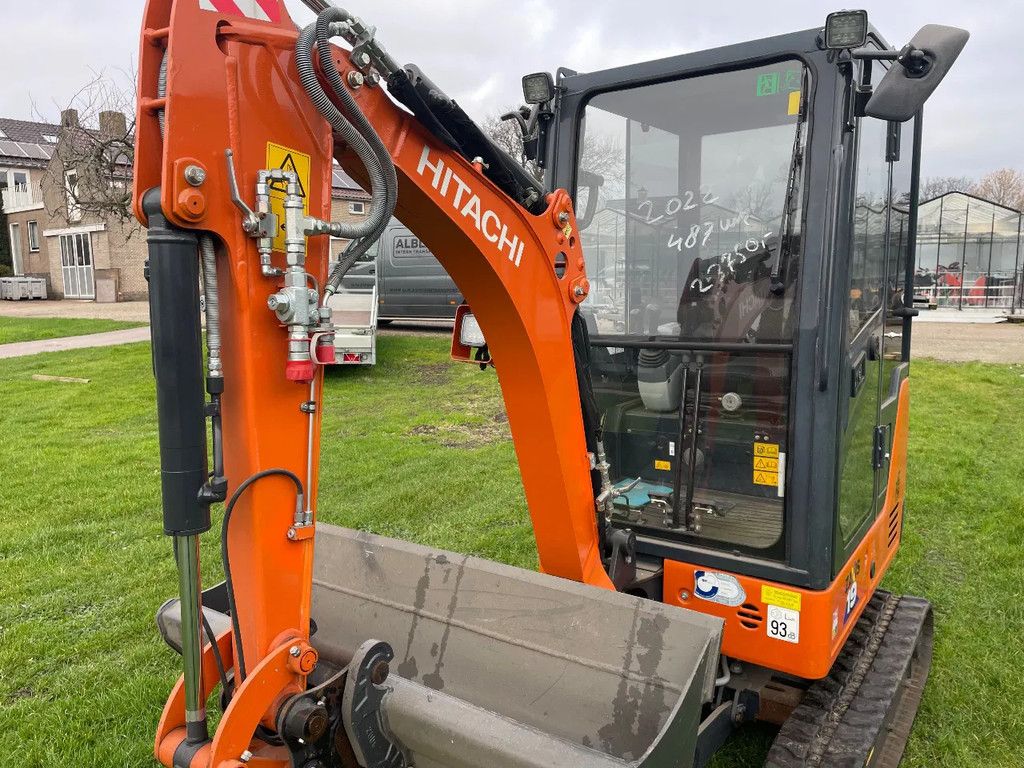 Hitachi ZX19U rupsgraafmachine CW05 hydr snelw met sloopsorteerfunctie slechts 485 uur