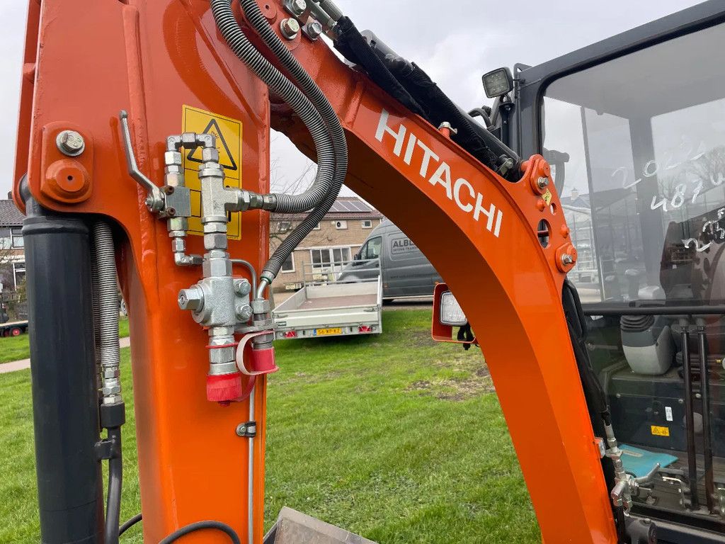 Hitachi ZX19U rupsgraafmachine CW05 hydr snelw met sloopsorteerfunctie slechts 485 uur
