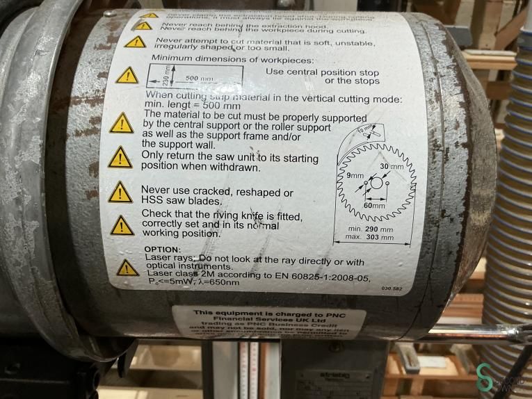 Vertikale Plattensägen Striebig Econom II 5206 E 2005