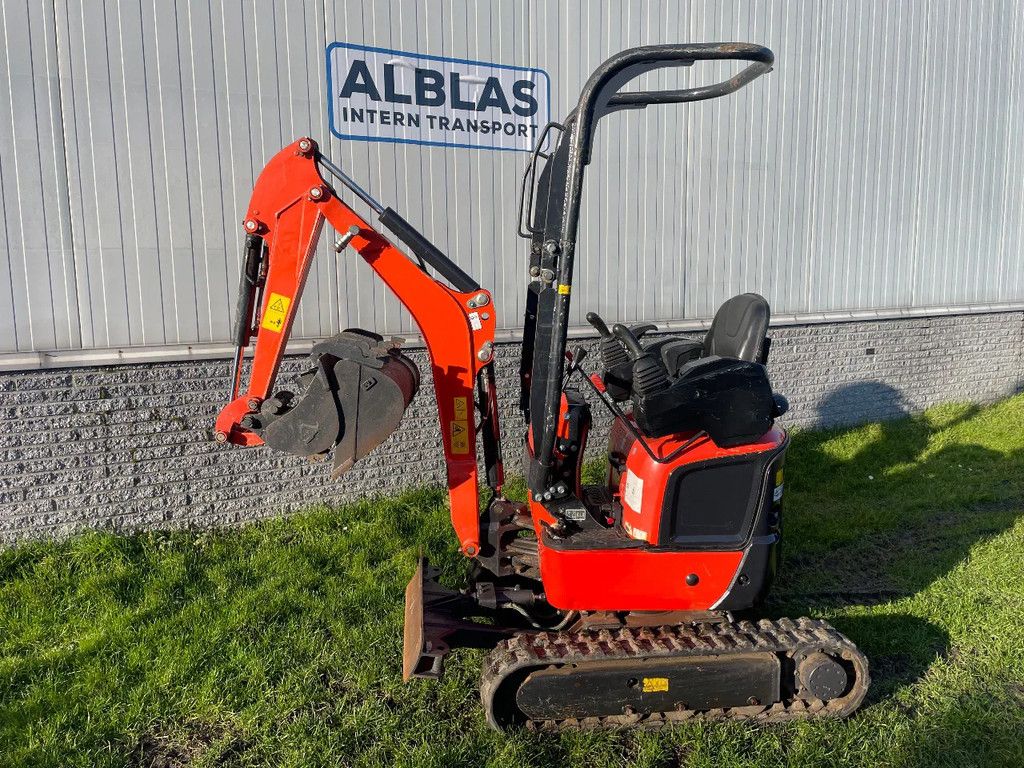 Kubota U10-5 minigraafmachine CW00 met 3 bakken
