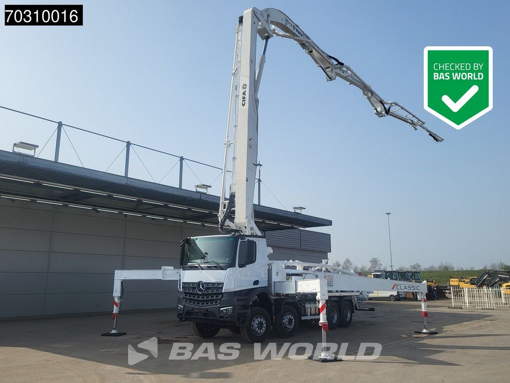 Mercedes Arocs Arocs 3746 8X4 NEW! 43 meter CIFA K43C-PU17080 Steelsuspension Big-Axle Euro 6