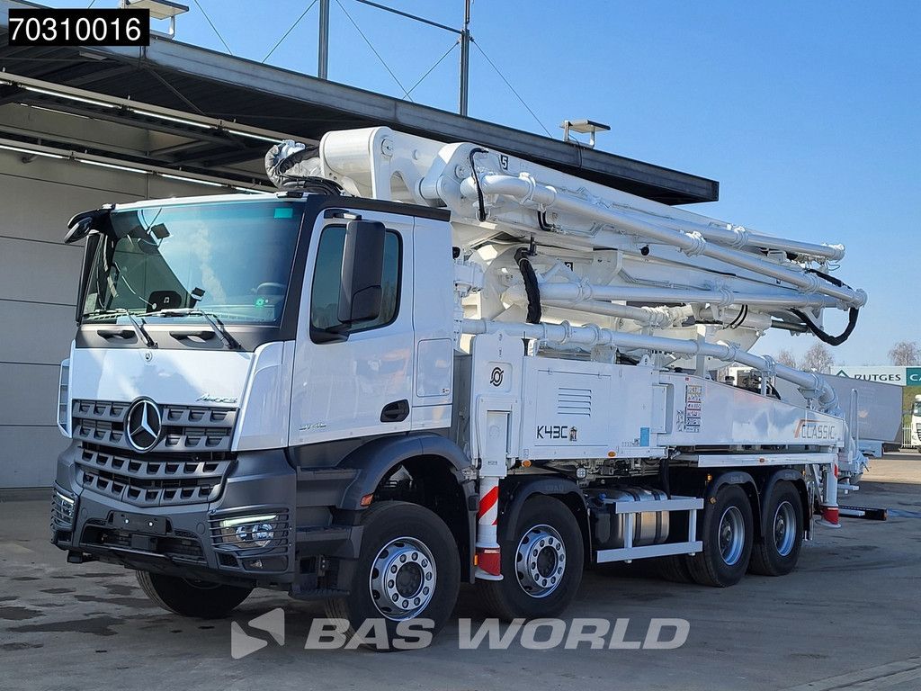 Mercedes Arocs Arocs 3746 8X4 NEW! 43 meter CIFA K43C-PU17080 Steelsuspension Big-Axle Euro 6