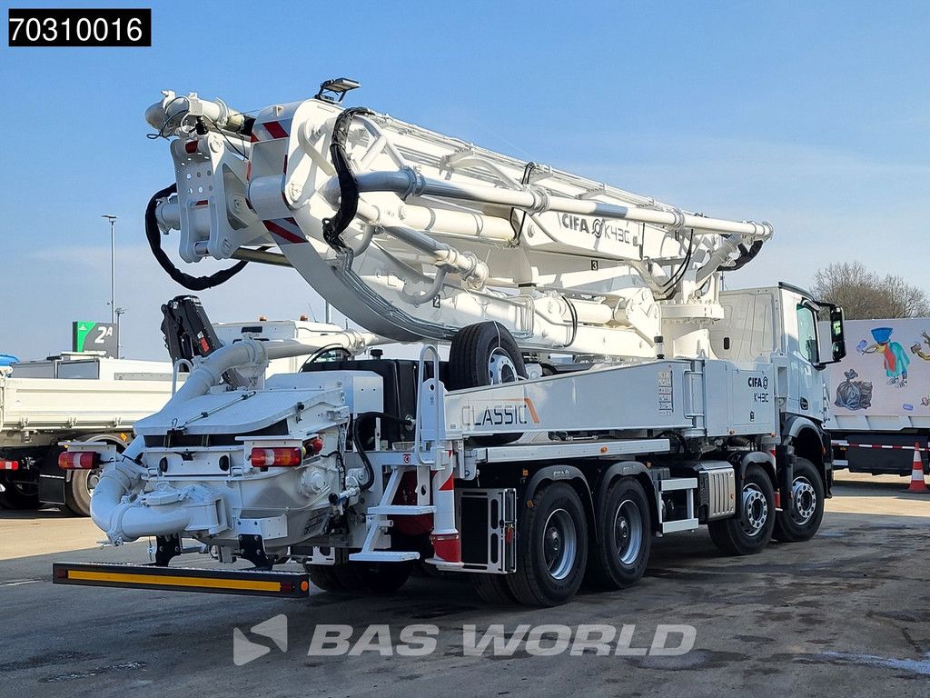 Mercedes Arocs Arocs 3746 8X4 NEW! 43 meter CIFA K43C-PU17080 Steelsuspension Big-Axle Euro 6