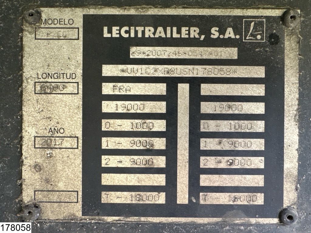 Lecitrailer Middenas Frigoblock EK 13 U