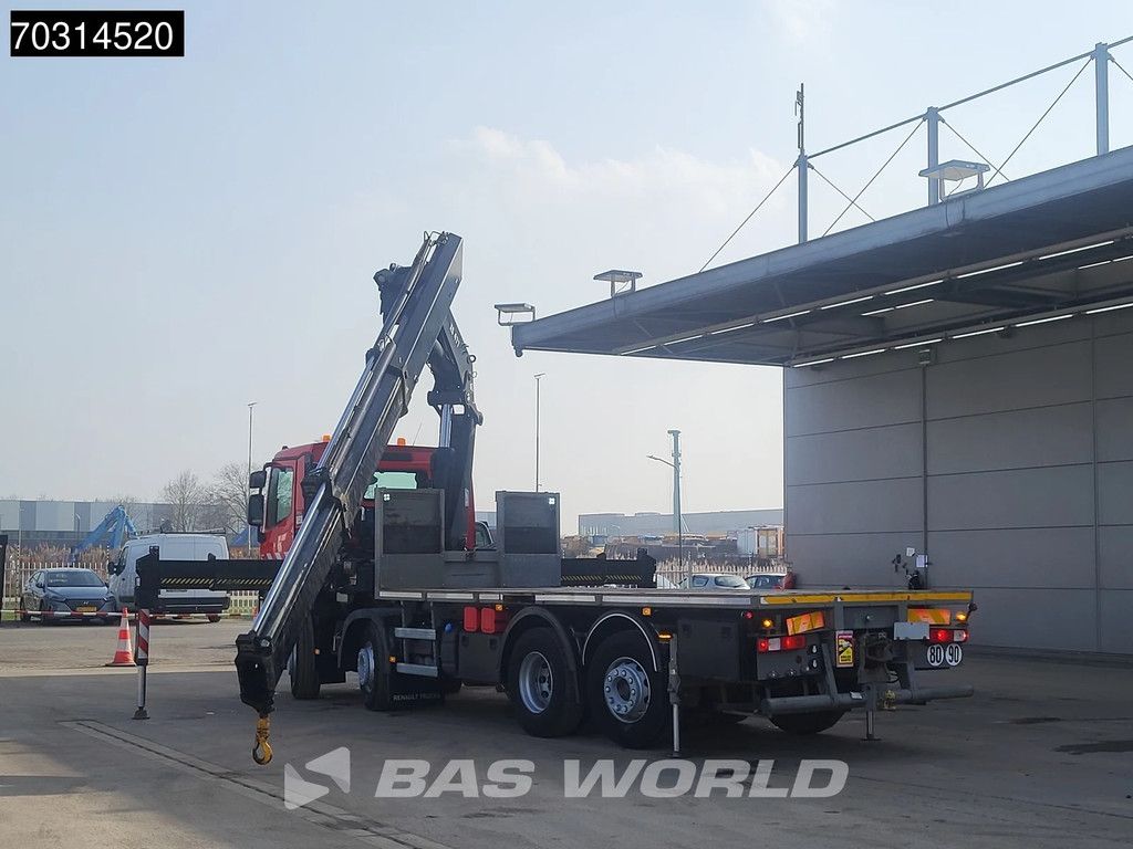Renault C 460 8X2 HIAB 477EP-2 HIPRO Crane Kran Lift+steering axle Euro 6