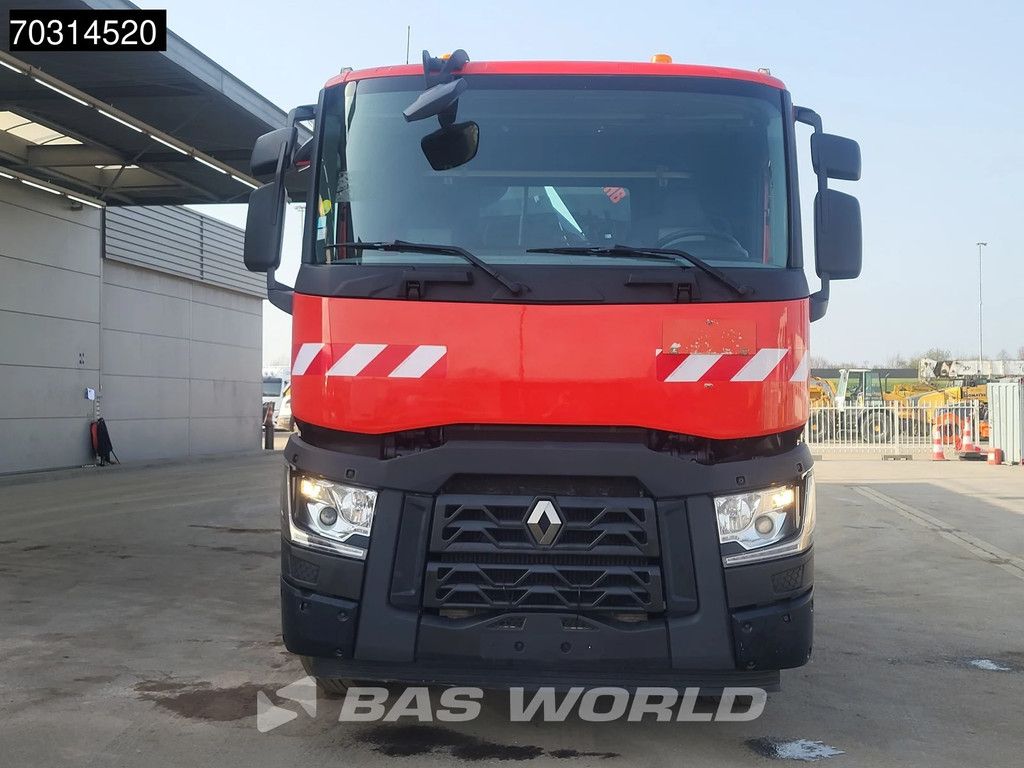 Renault C 460 8X2 HIAB 477EP-2 HIPRO Crane Kran Lift+steering axle Euro 6