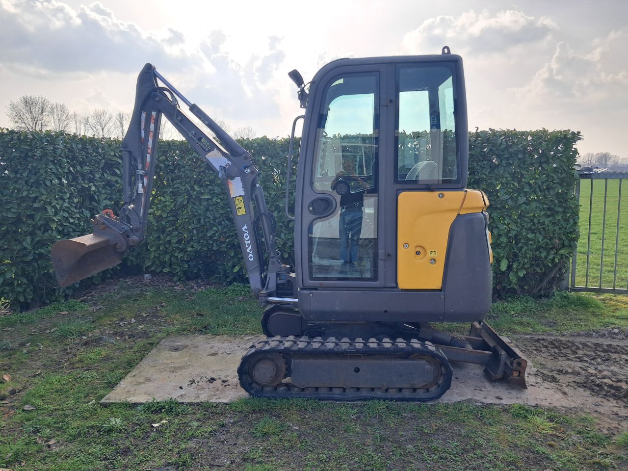 Minigraver Volvo EC 18 C / Minikraan / Graafmachine