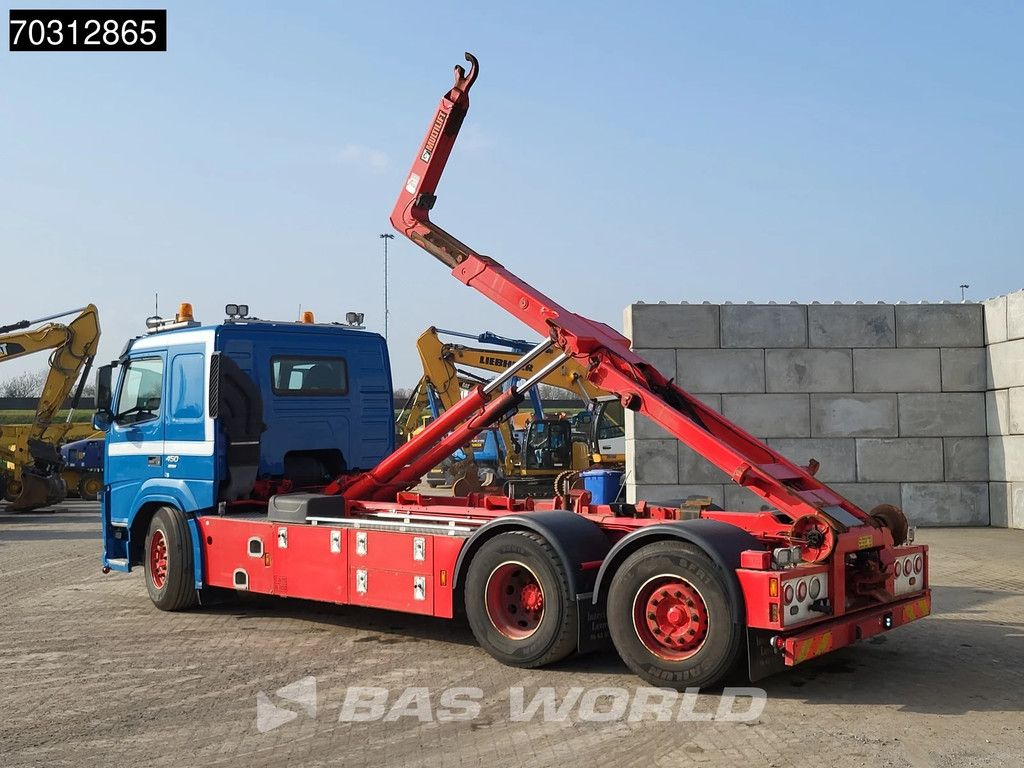 Volvo FM FM 450 6X2 HIAB Multilift Lift-Axle Full Air suspension Automatic Euro 6