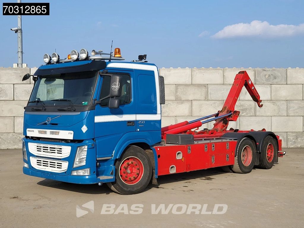 Volvo FM FM 450 6X2 HIAB Multilift Lift-Axle Full Air suspension Automatic Euro 6