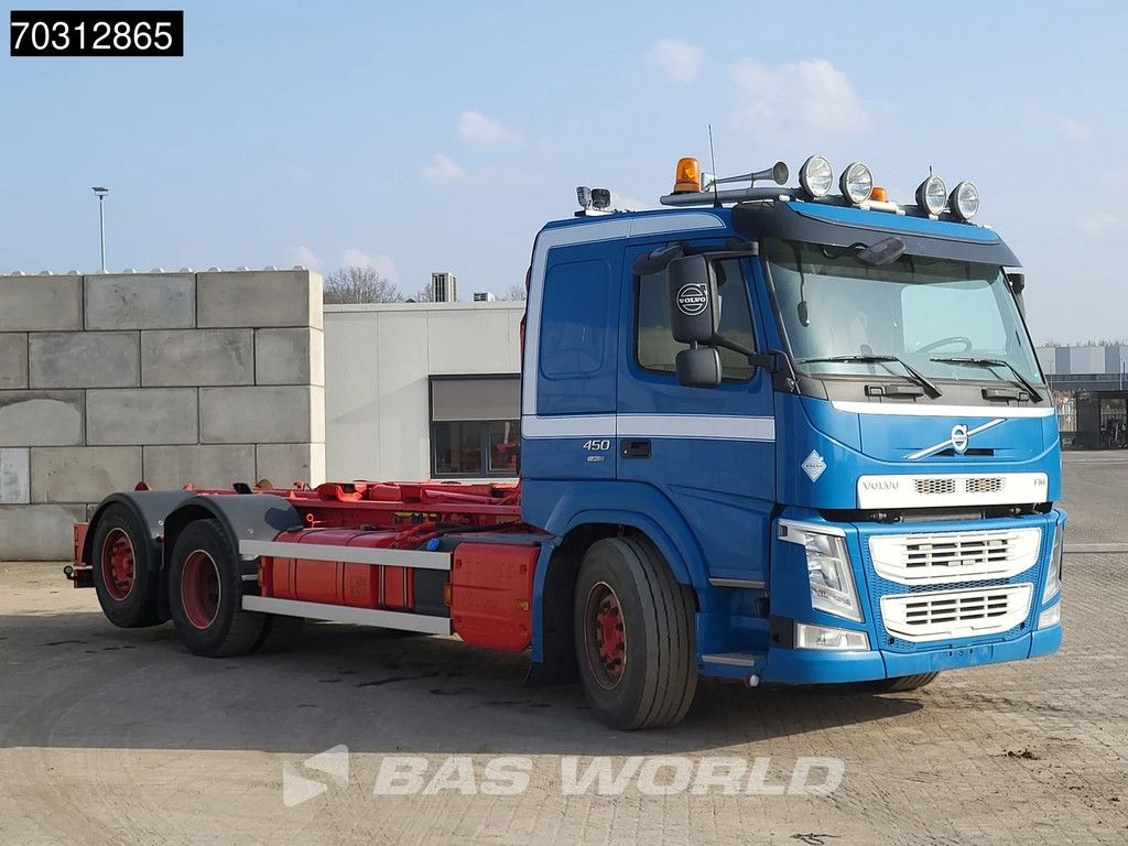 Volvo FM FM 450 6X2 HIAB Multilift Lift-Axle Full Air suspension Automatic Euro 6