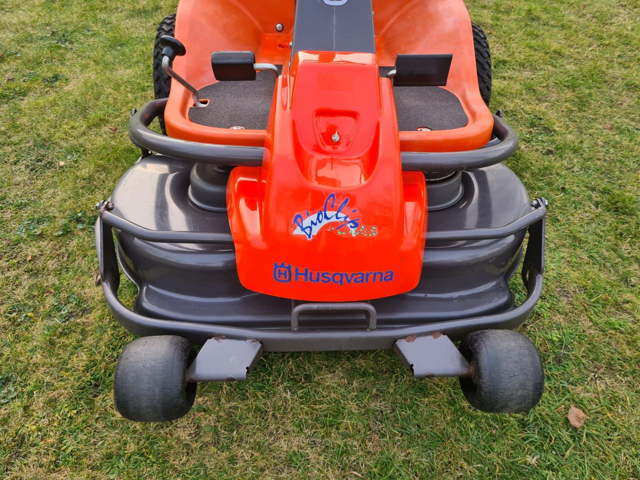 Husqvarna Rider 13 hydrostaat frontmaaier mulch maaier.