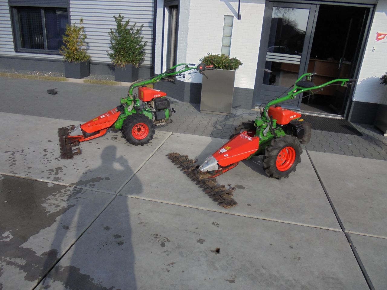 2x agria 3400 ,maaibalk