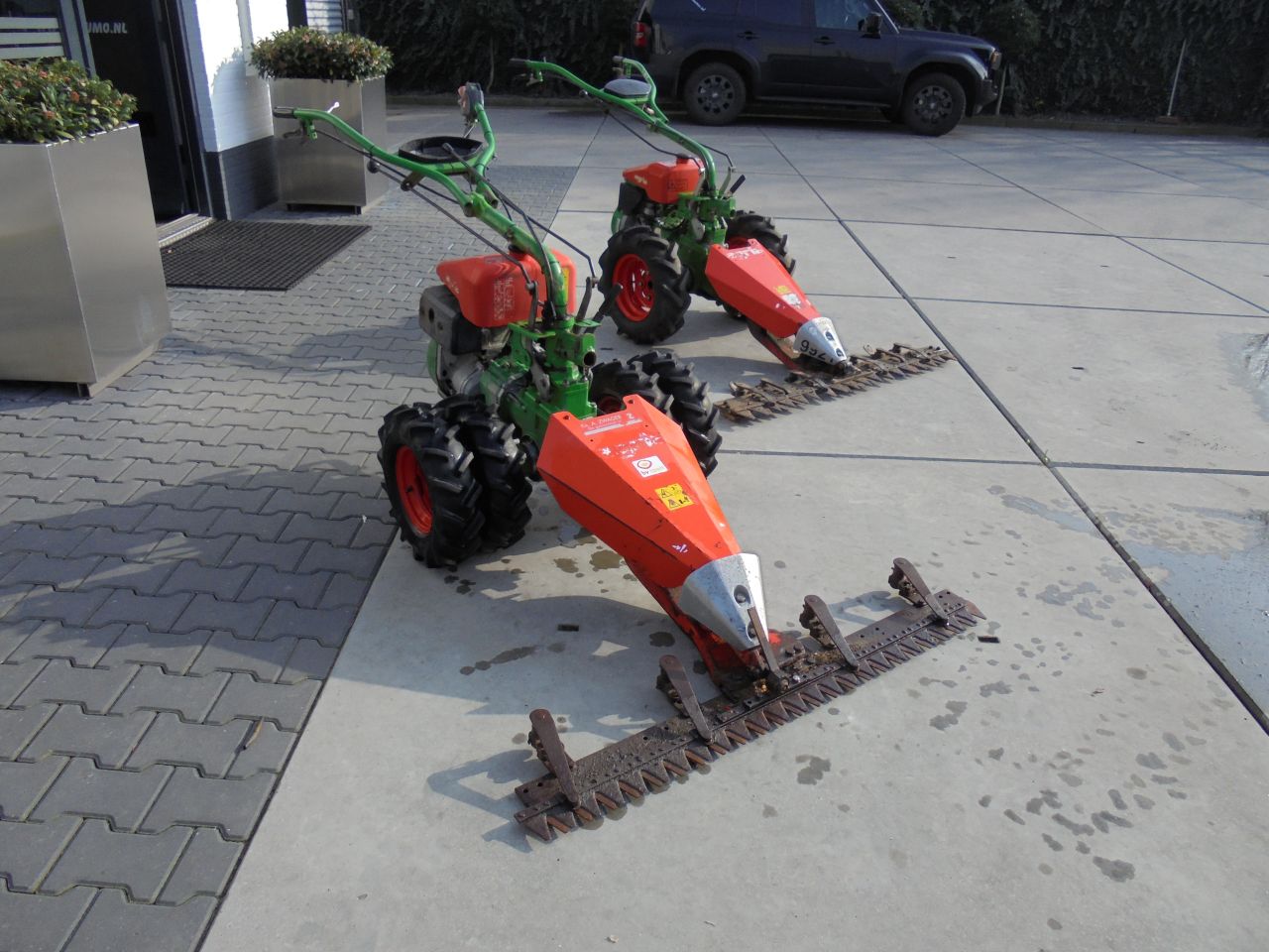 2x agria 3400 ,maaibalk