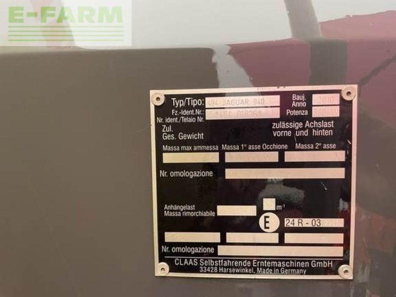 Claas jaguar 940