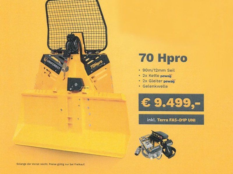Uniforest UNI 70H PRO-STOP  elektrohydr.
