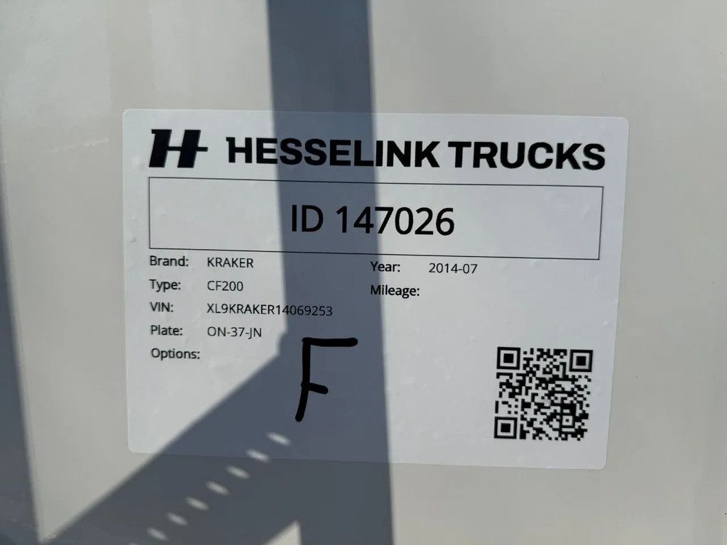 Kraker CF 200 92m3 GMP Alcoa SAF 7.200KG!! 05-2026