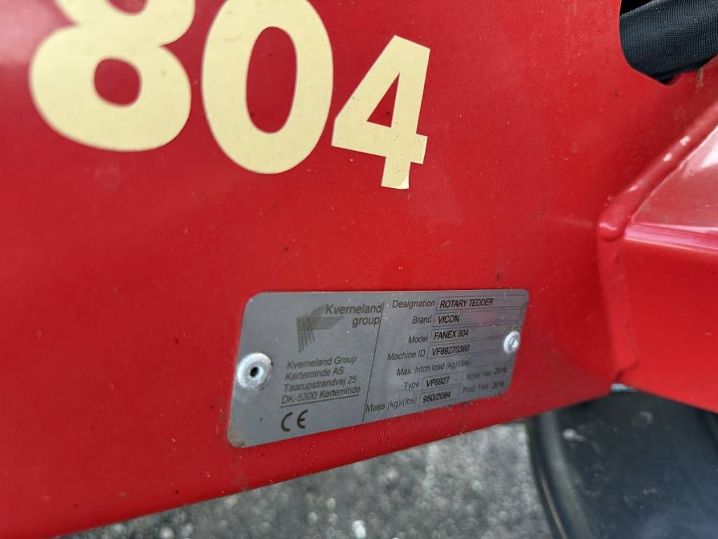 Vicon Fanex 804 schudder