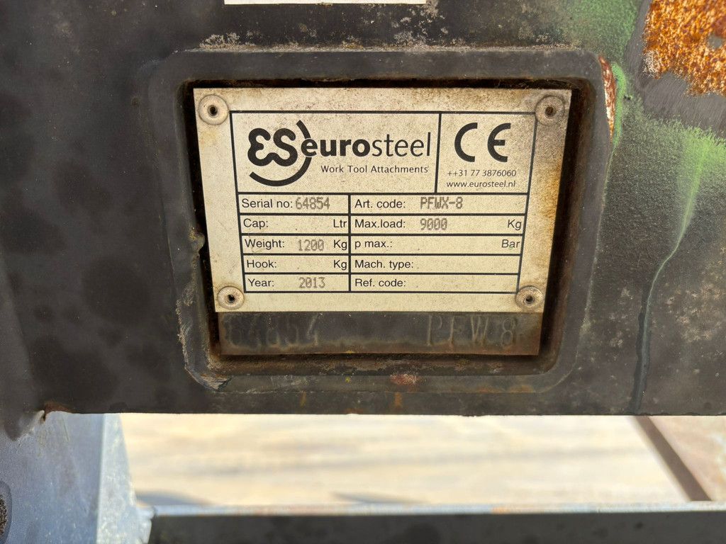 Eurosteel Pallet frame hydraulic PFWX-8 9 ton