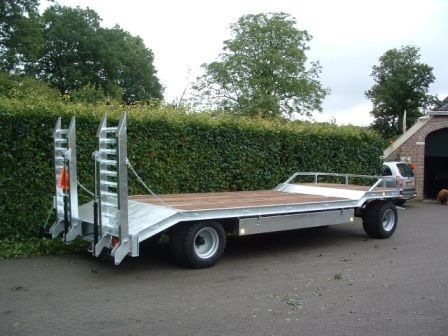 Semie dieplader gegalvaniseerd low loader trailer