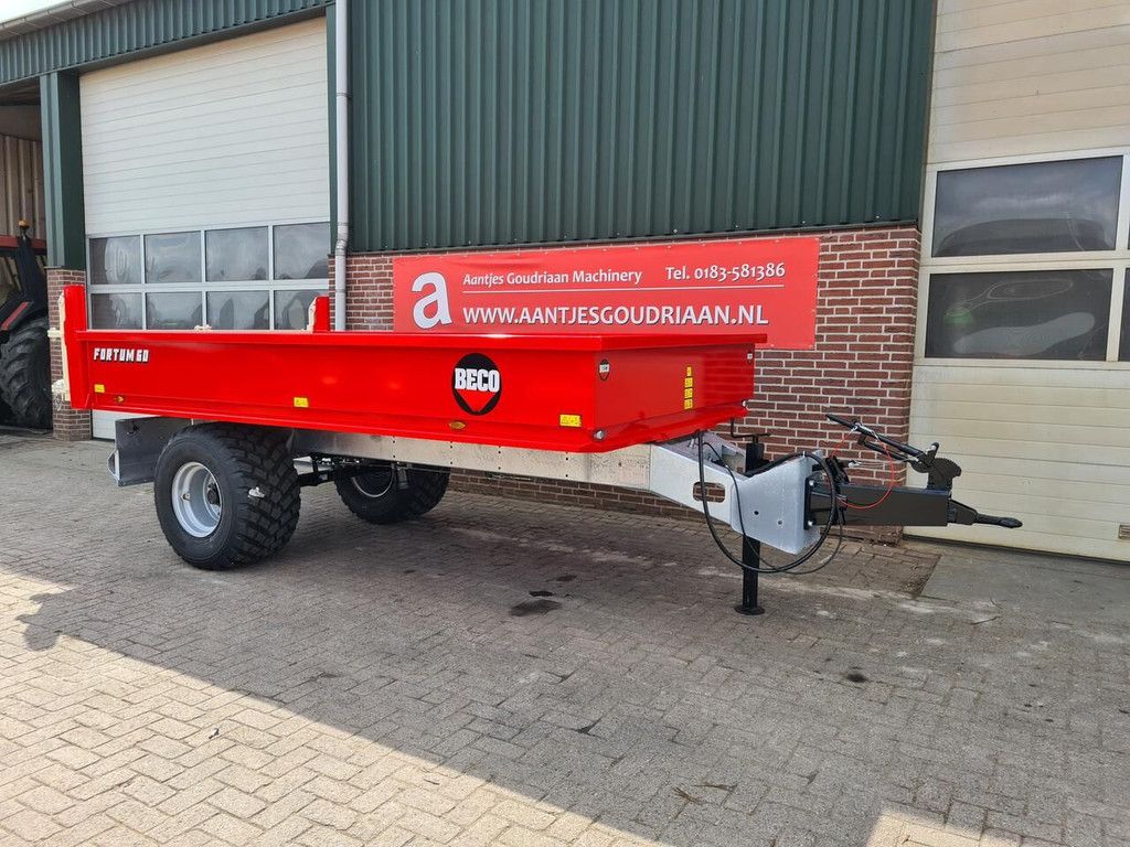 Beco Fortum 60 / bakkenwagen dump trailer