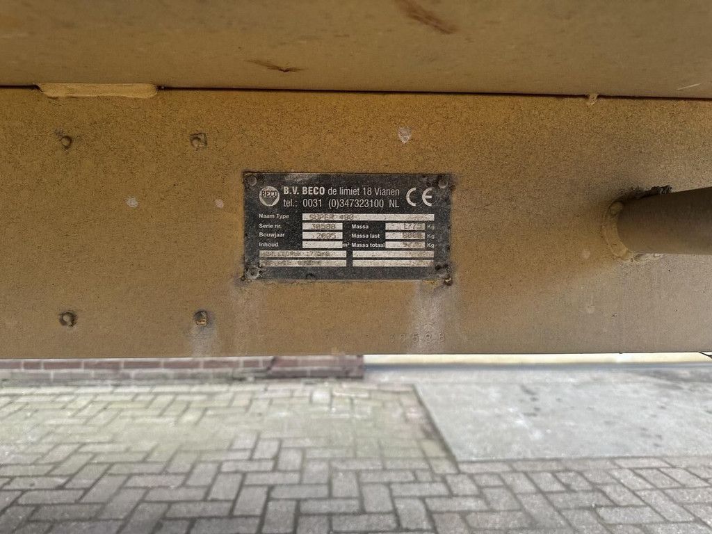 Bakkenwagen voor achter kraan / shovel