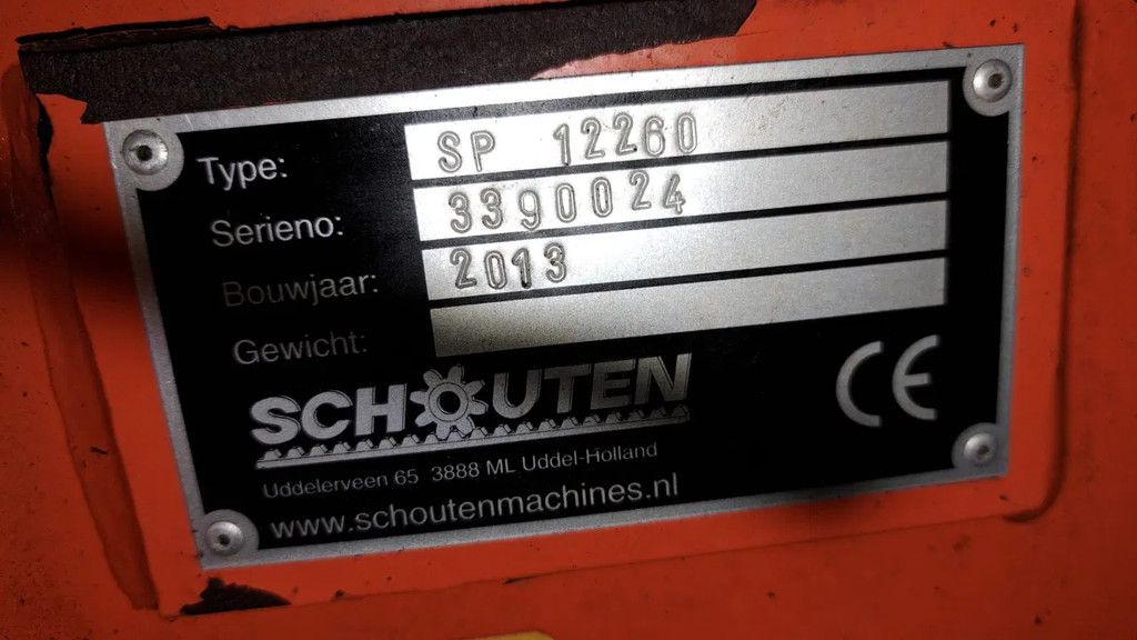 Schouten SP12260 sleepslangbemester