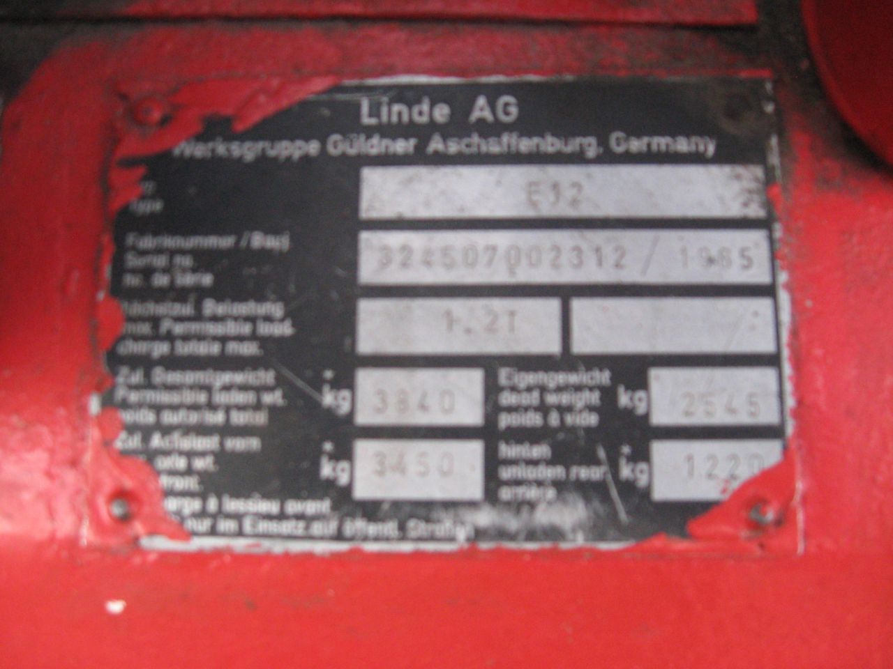 Heftruck Linde